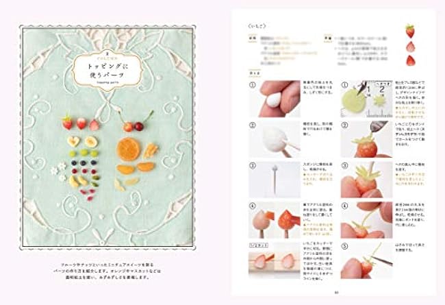 Sekiguchi's most kind miniature sweets textbook - Japanese Craft Book