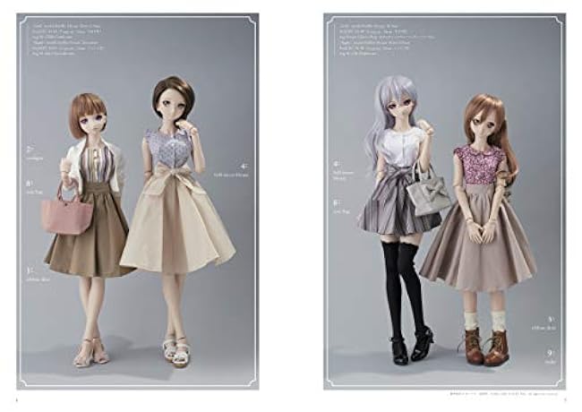 Taeko Sekiguchi Dollfie Dream? sewing book basic girly style [Spring/Summer] - Japanese Craft Book