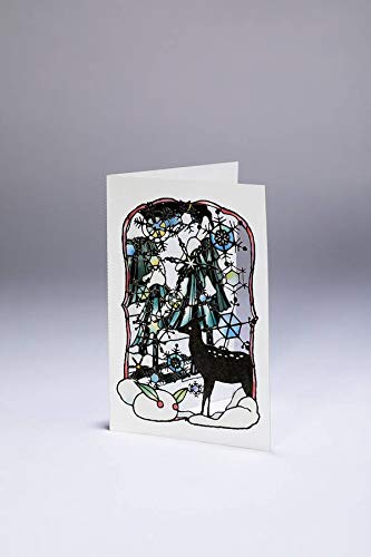 33 beautiful stained glass greeting cards that can be cut out and given as gifts Japanese Craft Book