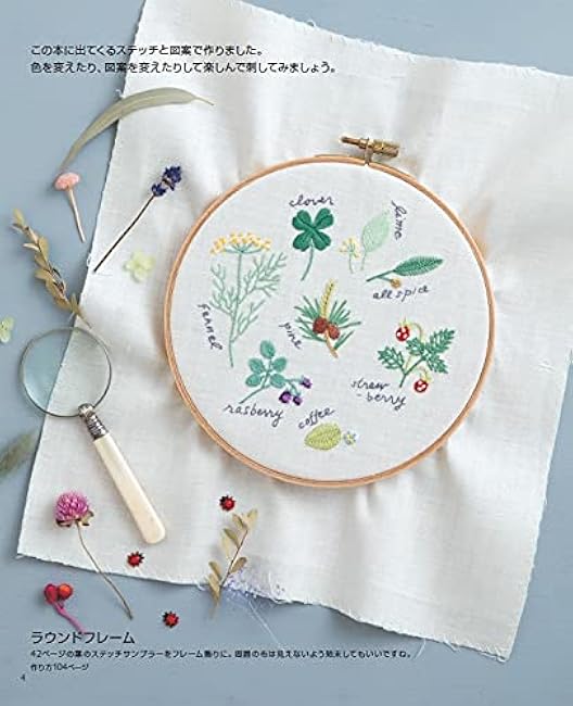 Expanded and revised edition Embroidery Megumi Onoe - Japanese Craft Book