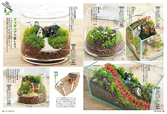 My first moss interior - Japanese Craft Book