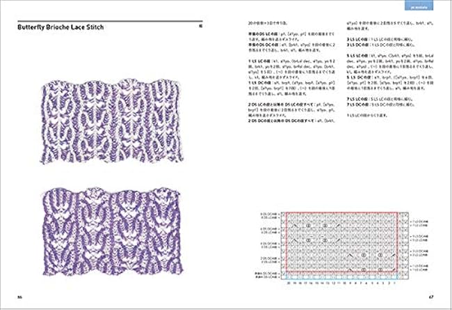 Nancy Merchant's brioche lace: delicate and beautiful openwork patterns and ideas on both the front and back Nancy Merchant, Tomoko Nishimura - Japanese Craft Book