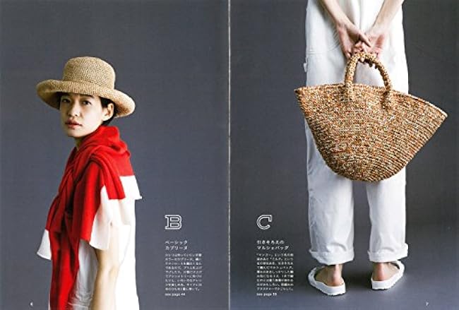 High-quality bags and hats knitted with washable linen thread Yuka Echizen - Japanese Craft Book