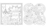 Tea Party in Secret Garden Coloring Book - Japanese Craft Book