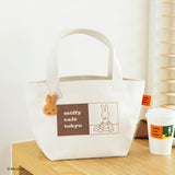 miffy café tokyo mascot charm lunch tote book