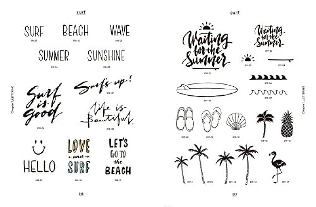 Hand Lettering Material Hand lettering material collection: The world of handwritten letters ...