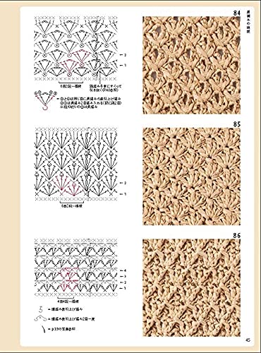 Basket bag knitted with your favorite pattern 100 patterns x 5 bottoms x 6 handles = 3000 patterns Japanese Craft Book