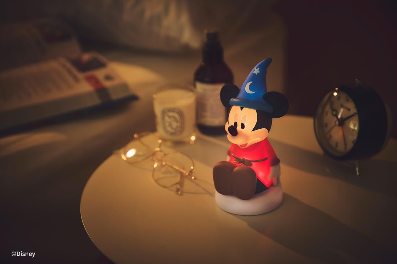 ディズニー　ミッキー　ファンタジア　魔法使いの弟子　ライト　ランプ Disney FANTASIA Room Light Book – Japanese Craft Bookstore