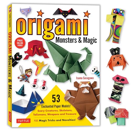 Origami Monsters & Magic: Scary Creatures, Skeletons, Talismans Japanese Craft Book