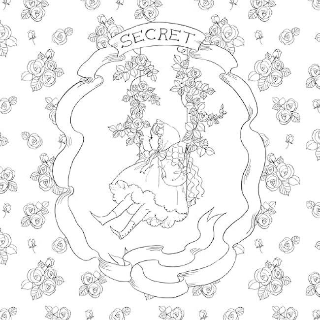 Kurahashirei Coloring Book Secret Story Japanese Coloring Book