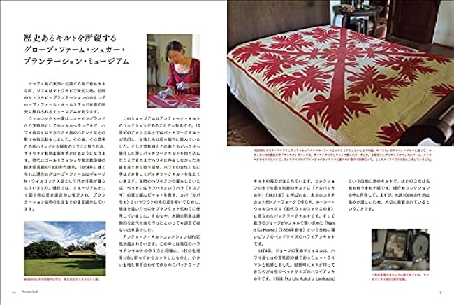 Hawaiian Quilts The Charm of Patterns and Stitches - Japanese Craft Book