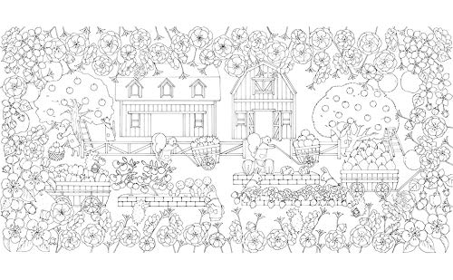 Tea Party in Secret Garden Coloring Book - Japanese Craft Book