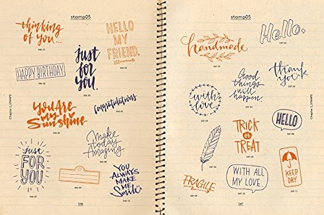 Hand lettering material collection: The world of handwritten letters, fonts, and stamps by TAM?fS WORKS