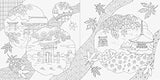 Flowers and Japanese Patterns Travel Scenery of the Four Seasons Coloring Book Japanese Coloring Book