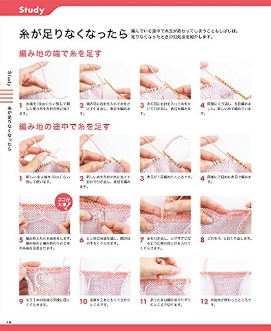 You can do this!Everyone's textbook Basics of stick needle knitting Itsuko Kosuda - Japanese Craft Book