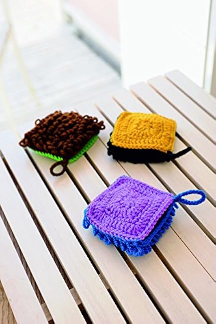 Crochet net eco scrubbing brush collection 120 - Japanese Craft Book