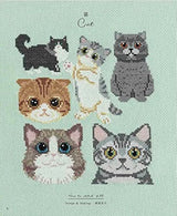 Enjoy nature and animal embroidery with cross stitch Japanese Craft Book