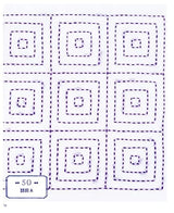 New edition flower dish towel 78 Ready-to-use life-size sashiko pattern - Japanese Craft Book