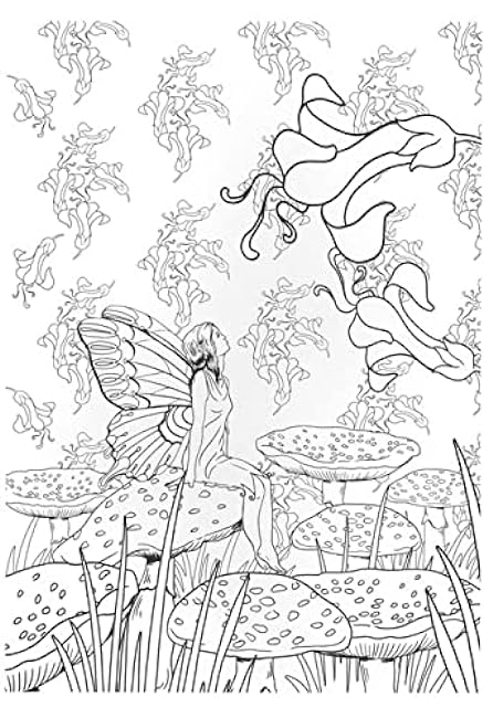 Relaxing coloring book Fairytale story Japanese Coloring Book