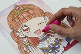 Princess coloring book with drawing cosmetics palette (TJMOOK) - Japanese Craft Book