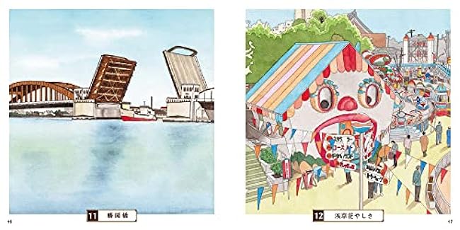 Sketch coloring book for adults: Nostalgic Showa era cityscape?A landscape from everyone's shining memories? Japanese Coloring Book