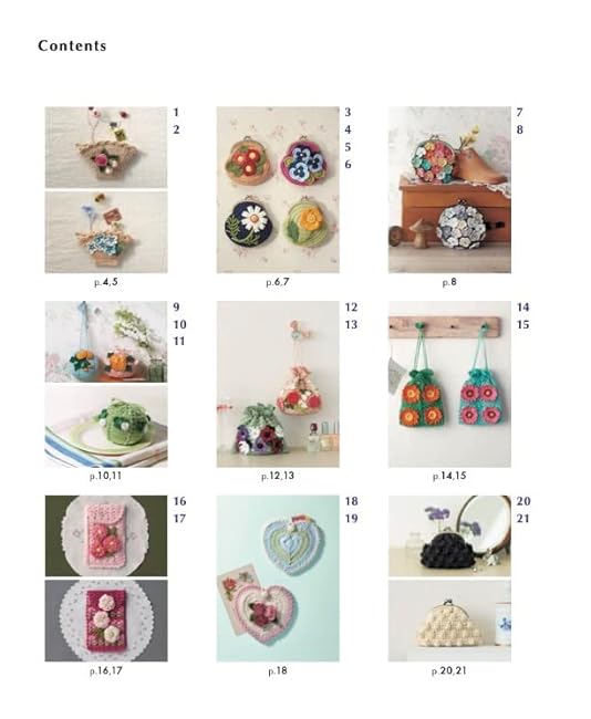 Complete preservation request version Complete collection of small pouches crocheted apple mints - Japanese Craft Book