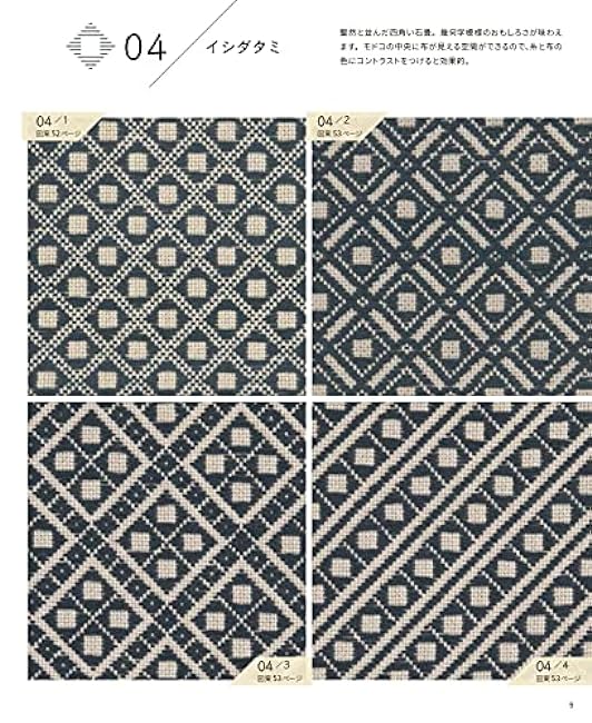 Enjoy traditional patterns even more by arranging and combining them Kogin-zashi continuous pattern design collection 88 Japanese Craft Book