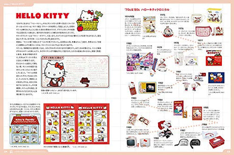 Sanrio design from the '70s and '80s Hello Kitty, Melody, Little Twin Stars  - Japanese Craft Book