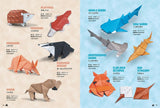 Funny animal origami that can be folded in one piece without cutting - Japanese Craft Book