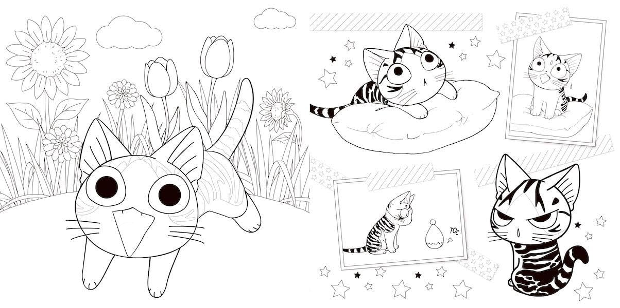 Chi's Sweet Home Official Coloring Book - Japanese Craft Book