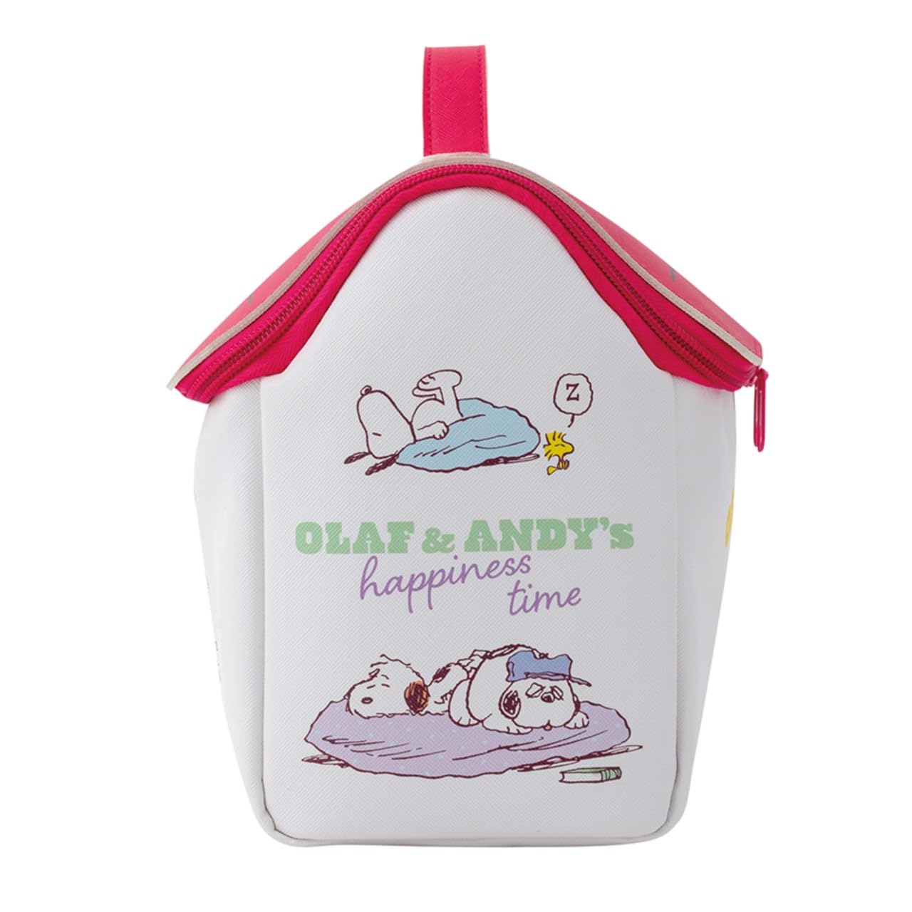 SNOOPY Snoopy House Multi-purpose Storage Pouch BOOK OLAF & ANDY's Happinesstime