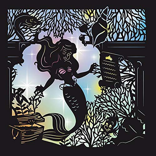 Ready to cut?? Disney Princess paper-cutting kit Japanese Craft