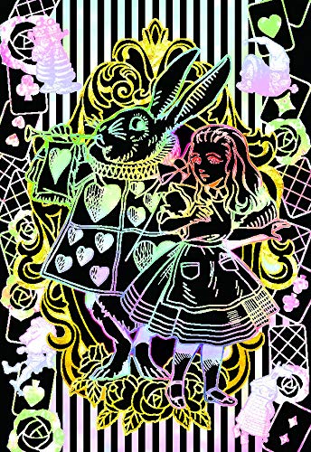 Alice in Wonderland A masterpiece scratch that you can decorate scratch art - Japanese Craft Book