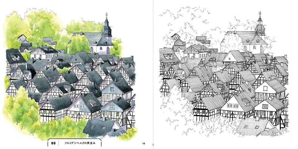 Germany, the most beautiful city in the world, adorable village - Japanese Craft Book