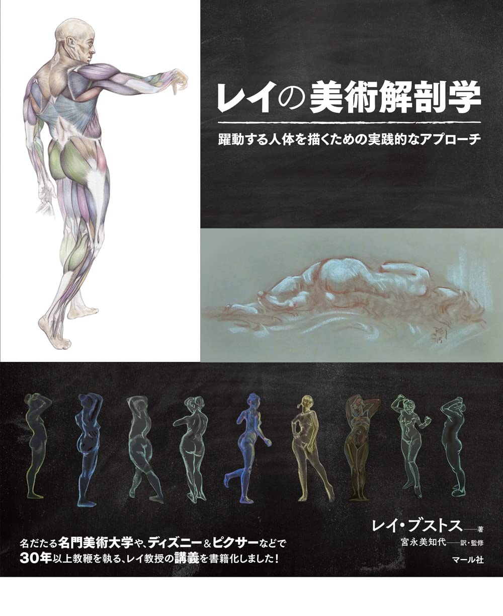 Ray's Anatomy of Art: A practical approach to drawing the dynamic human body Japanese Craft Book