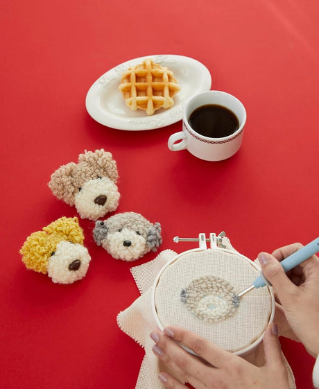 Atelier Tulip's fluffy punch needle animals Japanese Craft Book