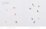 Small birds embroidery by Seibundo embroidery stitch - Japanese Craft Book^