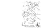 Chiyaki's Fashion Coloring Book - Japanese Coloring Book