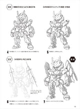 How to draw deformed robots: 3 types of cool and cute mini characters are the basics! Japanese Craft Book