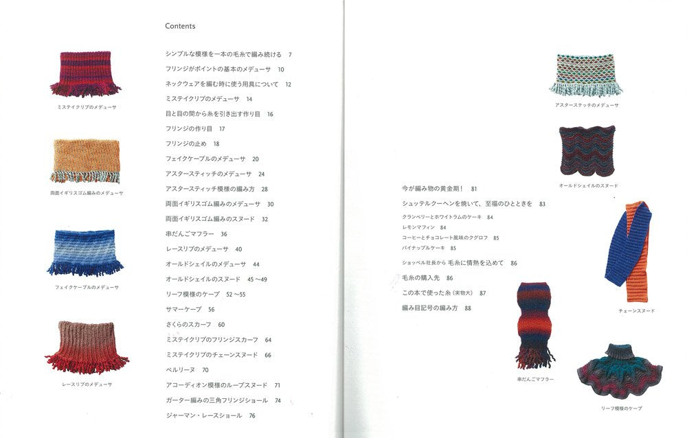 Bernd Koestler's neckwear is easy to knit with just one yarn. Japanese Craft Book