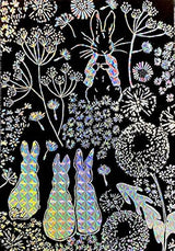 Peter Rabbit English Garden Postcard (Healing Scratch Art for Adults)