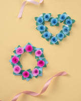 Easy to make 3D flowers by folding and cutting: Origami flower decorations Japanese Craft Book