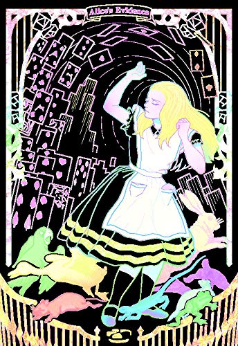 Alice in Wonderland A masterpiece scratch that you can decorate scratch art - Japanese Craft Book