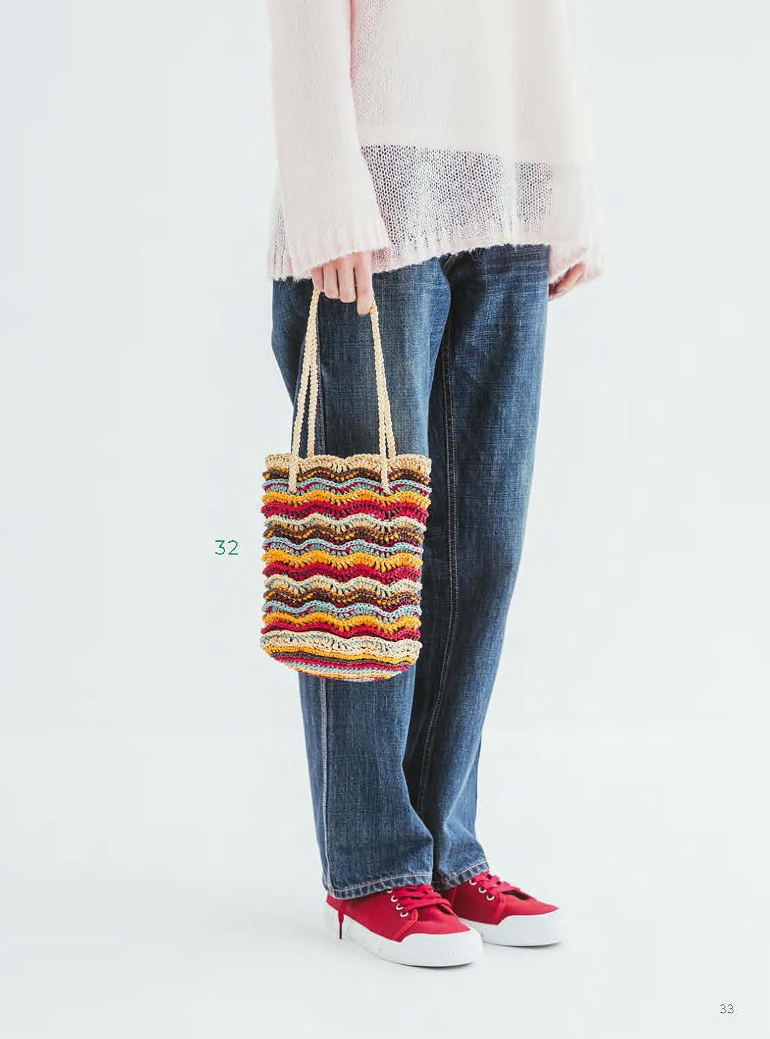 Everyday bags and hats knitted with Eco Andaria - Japanese Craft Book