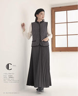 A knitted vest that can be used for daily and fashionable wear. Japanese Craft Book