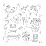 A Story-Weaving Coloring Book: A Forest Diary Journey with Little Twins - Japanese Coloring Book