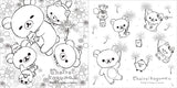 Rilakkuma Relaxing and fun coloring book Japanese Craft Book