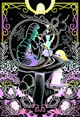 Alice in Wonderland A masterpiece scratch that you can decorate scratch art - Japanese Craft Book