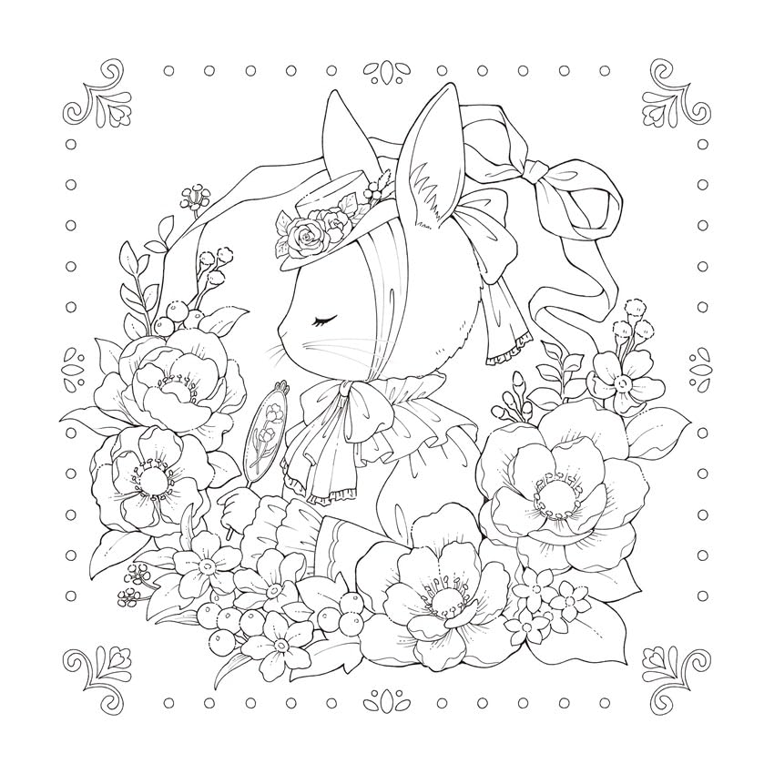 A Story-Weaving Coloring Book: A Forest Diary Journey with Little Twins - Japanese Coloring Book
