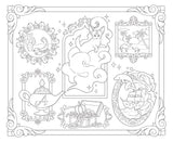 Coloring Book Series: Animals and the Mysterious ABC - Animals and the World of A to Z  - Japanese Craft Book